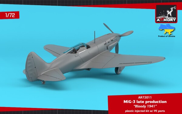 Сборная модель 1/72 Истребитель МиГ-3 поздний – «Кровавый 1941» Armory Models Group 72011 детальное изображение Самолеты 1/72 Самолеты