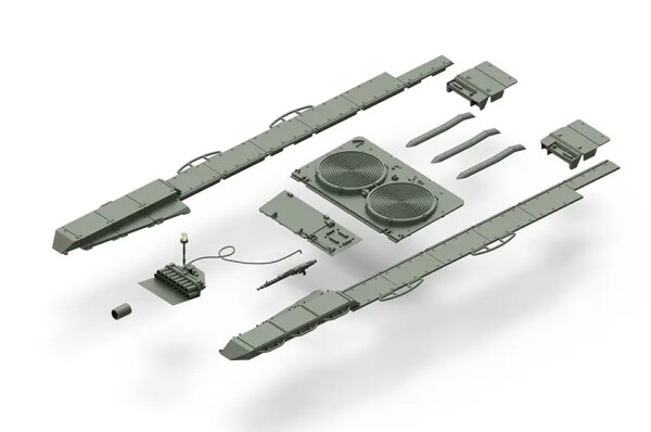 Сборная модель 1/35 Немецкий танк Леопард 2 А4 Менг TS-016 детальное изображение Бронетехника 1/35 Бронетехника