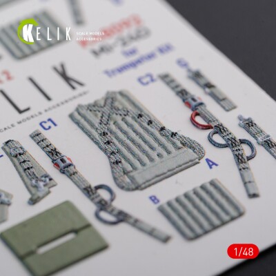 Mi-24D (Hind-D) 3D decal interior for Trumpeter kit 1/48 KELIK K48092 детальное изображение 3D Декали Афтермаркет