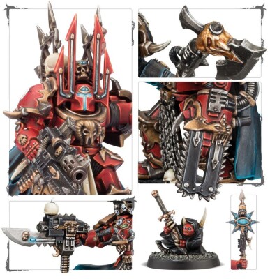 CHAOS SPACE MARINES TERMINATOR LORD/SORCERER детальное изображение Космический Десант Хаоса Армии Хаоса