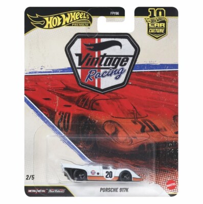 Коллекционная модель машинки Hot Wheels Car Culture Porsche 917 K (JKF03) детальное изображение Hot Wheels 