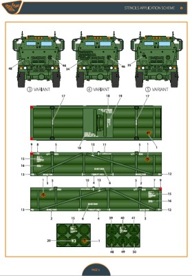 Декаль для M132 Himars Збройних Сил України Clear Prop 2011 детальное изображение Декали Афтермаркет