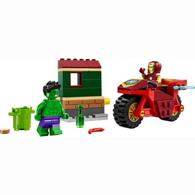 Конструктор LEGO Super Heroes Marvel Залізна Людина на мотоциклі та Галк 76287 детальное изображение Marvel Lego