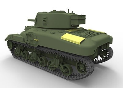 Збірна модель 1/35 Канадський крейсерський танк Ram MK.II (раннє виробництво) Bronco 35215 детальное изображение Бронетехника 1/35 Бронетехника