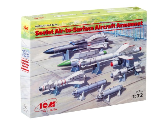 Сборная модель 1/72 Советское авиационное вооружение «воздух-поверхность» ICM 72213 детальное изображение Наборы деталировки Афтермаркет