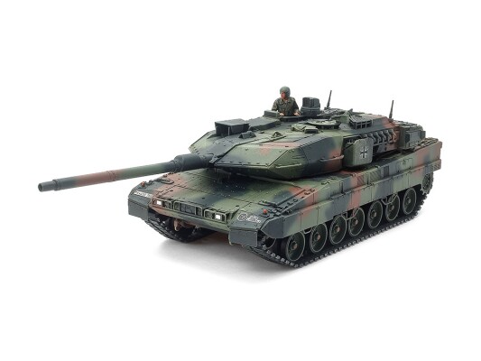 Сборная модель 1/48 Немецкий основной боевой танк Леопард 2 A7V Tamiya 32607 детальное изображение Бронетехника 1/48 Бронетехника