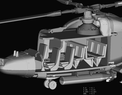 Scale model 1/72 British helicopter Royal Navy Westland Lynx HAS.3 HobbyBoss 87237 детальное изображение Вертолеты 1/72 Вертолеты