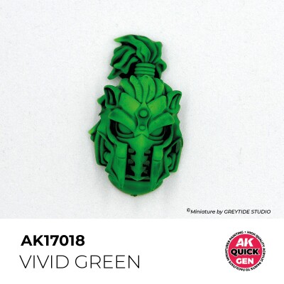 Акрилова фарба VIVID GREEN / Яскраво-зелений QUICK GEN COLOR AK-interactive AK 17018 детальное изображение QUICK GEN COLOR Краски