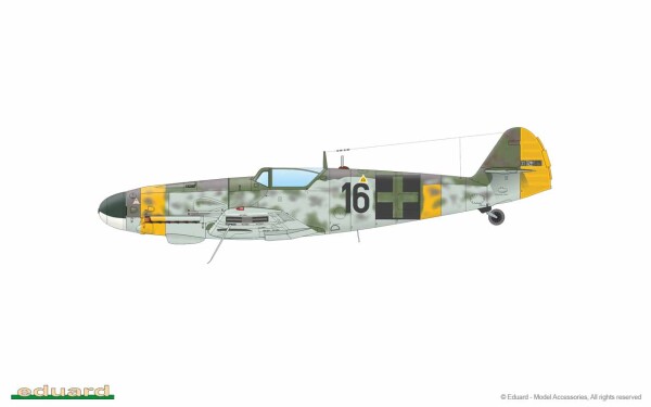 Збірна модель 1/48 Літак Messerschmitt Bf 109G-10 WNF/Diana Eduard 84182 детальное изображение Самолеты 1/48 Самолеты