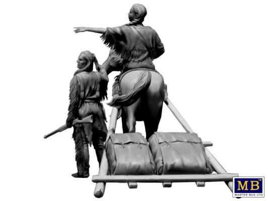 «Індіанська війна. На Великих рівнинах» детальное изображение Фигуры 1/35 Фигуры