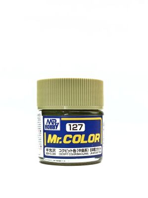 Gray Green semigloss, Mr. Color solvent-based paint 10 ml. (Серо-Зелёный полуматовый) детальное изображение Нитрокраски Краски