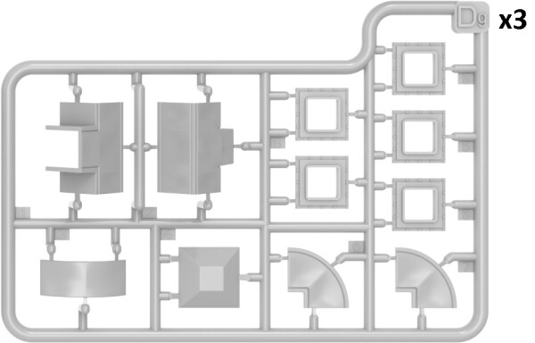 Збірна модель 1/35 Комплект вентиляційних шахт MiniArt 35650 детальное изображение Аксессуары Диорамы