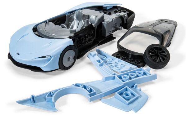 Сборная модель конструктор суперкар McLaren Speedtail QUICKBUILD Аирфикс J6052 детальное изображение Автомобили Конструкторы