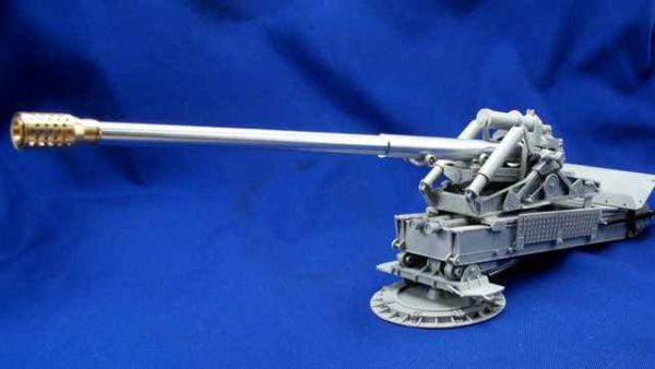 Металлический ствол 17cm Kanone для немецкой САУ Geschutzwagon Tiger, 1/35 детальное изображение Металлические стволы Афтермаркет