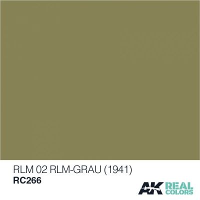 RLM 02 RLM-Grau (1941) / Німецький сірий (1941) детальное изображение Real Colors Краски