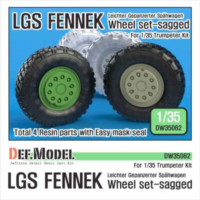 German LGS Fenneck Sagged Wheel set  детальное изображение Смоляные колёса Афтермаркет