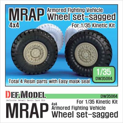 U.S MRAP M-pro Sagged wheel set  детальное изображение Смоляные колёса Афтермаркет