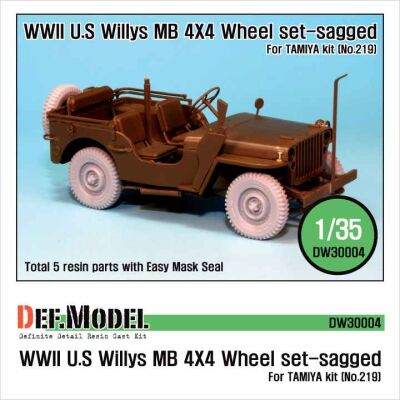  Willys MB 4x4 Truck Wheel set  детальное изображение Смоляные колёса Афтермаркет