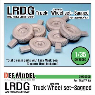 WW2 U.K LRDG Truck Wheel set  детальное изображение Смоляные колёса Афтермаркет