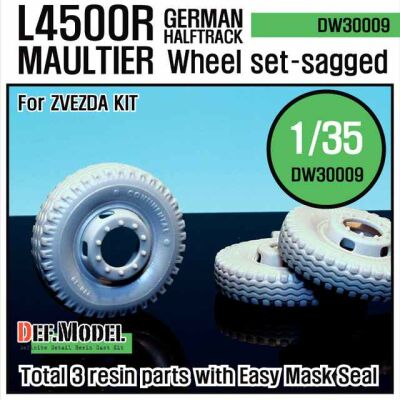 preview  WW2 German L4500 R Maultier Wheel set 
