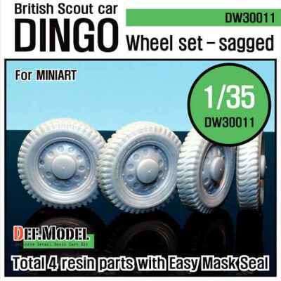 WW2 UK Dingo Wheel set  детальное изображение Смоляные колёса Афтермаркет