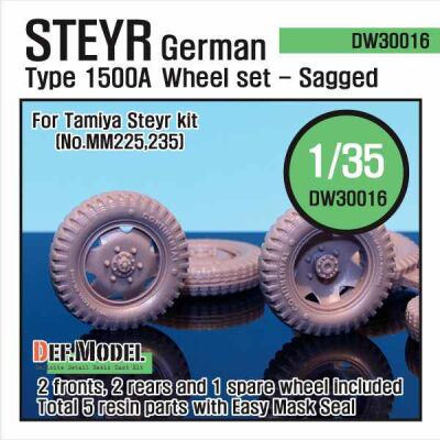 German Steyr 1500A Wheel set  детальное изображение Смоляные колёса Афтермаркет