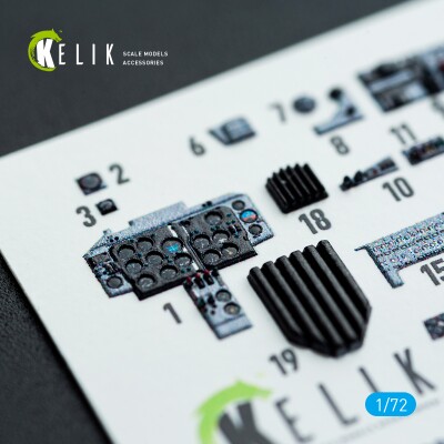 Mikoyan MiG-19 P/PM 3D декаль інтер'єр для комплекту Clear Prop 1/72 KELIK K72204 детальное изображение 3D Декали Афтермаркет