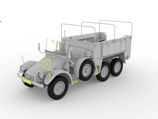 Збірна модель 1/35 Німецька машина Krupp Protze Kfz. 70 (Транспортер персоналу) Bronco CB35221 детальное изображение Автомобили 1/35 Автомобили