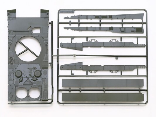 Збірна модель 1/35 Танк Leopard 2 А7В Tamiya 35387 детальное изображение Бронетехника 1/35 Бронетехника