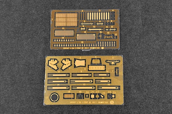 Збірна модель 1/35 Основний бойовий танк Т-72Б3 Trumpeter 09508 детальное изображение Бронетехника 1/35 Бронетехника