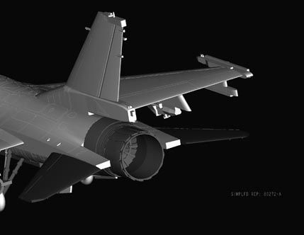 Buildable model of the American F-16A Fighting Falcon детальное изображение Самолеты 1/72 Самолеты