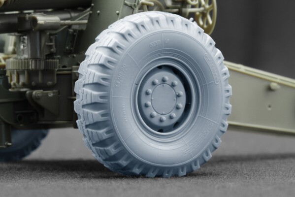 Набір коліс для гаубиці M1/M114 сучасний варіант (звичайні та деформовані) від Bronco, Italeri ScaleX WW-35020C детальное изображение Колёса Афтермаркет