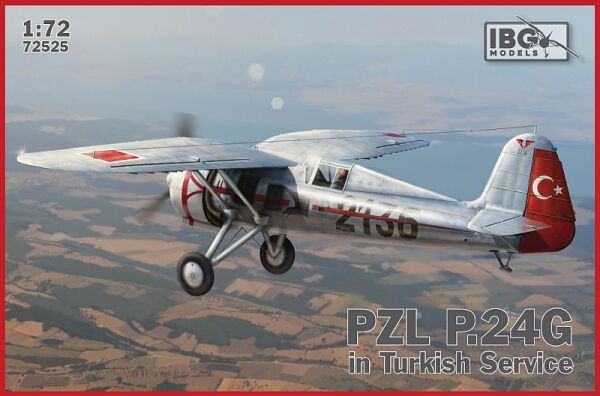 Сборная модель PZL P.24G на вооружении Турции детальное изображение Самолеты 1/72 Самолеты