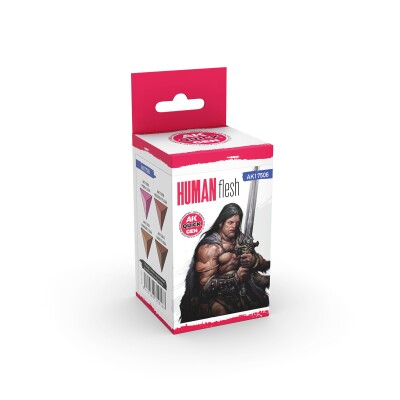 QUICK GEN Paint Set Human Flesh AK-interactive AK 17506 детальное изображение Наборы красок Краски