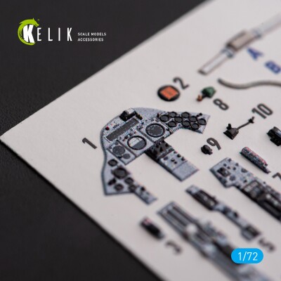 F.2A Lighting 3D decal interior for Airfix kit 1/72 KELIK K72163 детальное изображение 3D Декали Афтермаркет