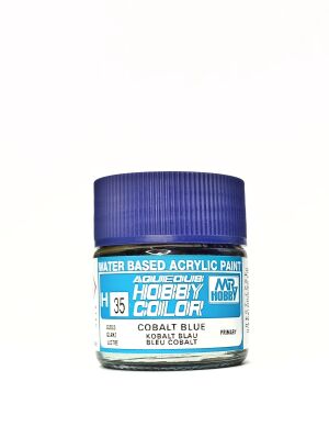 Краска Mr. Hobby H35 (кобалотовая синяя / COBALT BLUE) детальное изображение Акриловые краски Краски