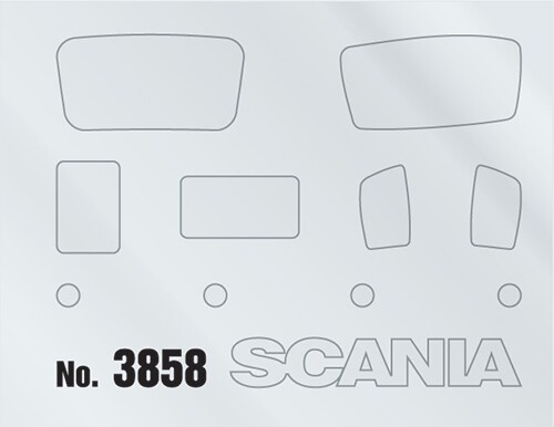 Збірна модель 1/24 вантажний автомобіль / тягач Scania R620 V8 Нова серія R Italeri 3858 детальное изображение Грузовики / прицепы Гражданская техника