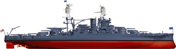 Сборная модель 1/700 Американский линкор Аризона BB-39 (1941) ХоббиБосс 83401 детальное изображение Флот 1/700 Флот