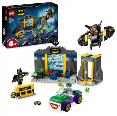 Конструктор LEGO DC Печера Бетмена з Бетменом, Бетгерл та Джокером 76272 детальное изображение DC Lego