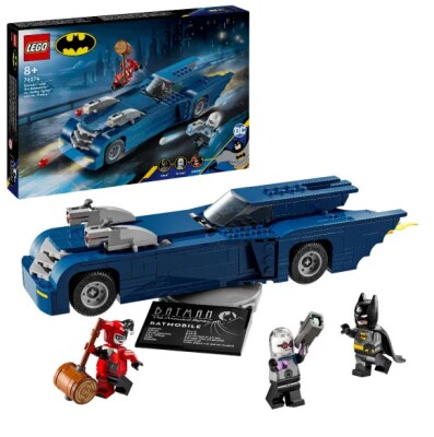 Конструктор LEGO DC Batman Бетмобіль проти Харлі Квін та Містера Фриза 76274 детальное изображение DC Lego