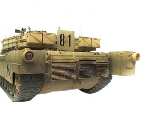 Сборная модель 1/35 Танк U.S.M1A1 АБРАМС Тамия 35156 детальное изображение Бронетехника 1/35 Бронетехника