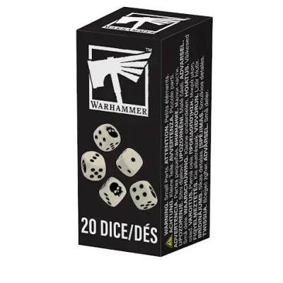 Ігрові куби WARHAMMER DICE (6-PACK) детальное изображение Кубы WARHAMMER 40,000