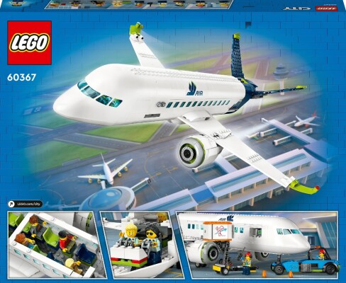 Конструктор LEGO City Пасажирський літак 60367 детальное изображение City Lego