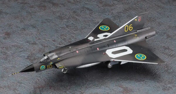 Збірна модель 1/72 Літак J35F Draken Hasegawa 01578 детальное изображение Самолеты 1/72 Самолеты