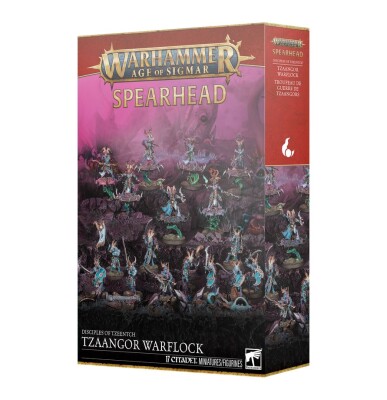 Ігровий набір Warhammer AGE SIGMAR - DISCIPLES OF TZEENTCH: SPEARHEAD: TZAANGOR WARFLOCK детальное изображение Тзинчиты Хаос
