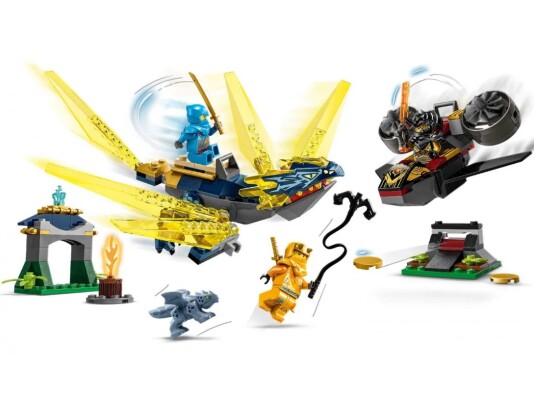 Constructor LEGO NINJAGO Battle of the dragons Nya and Arin 71798 детальное изображение NINJAGO Lego