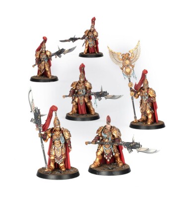Игровой набор Warhammer 40000 - HORUS HERESY: CUSTODES - CUSTODIAN GUARD SODALITY детальное изображение Ересь Хоруса WARHAMMER 40,000