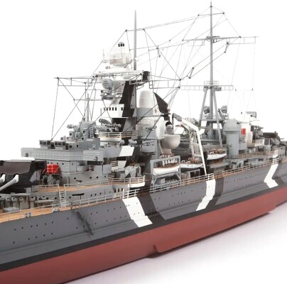 Scale wooden model 1/200 Heavy cruiser &quot;Prinz Eugen&quot; OcCre 16000 детальное изображение Корабли Модели из дерева