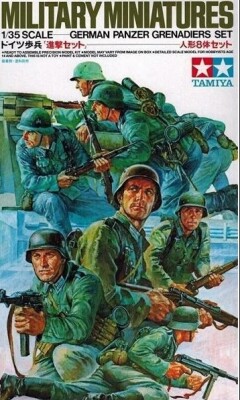 Сборная модель 1/35 Фигуры Набор немецких панцергренадеров (8 фигурок) Tamiya 35061 детальное изображение Фигуры 1/35 Фигуры