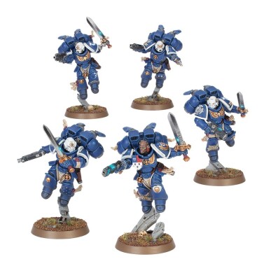 Игровой набор Warhammer 40000 - SPACE MARINES: VANGUARD VETERAN SQUAD W/JUMP PACKS детальное изображение Ультрамарины Космические Десантники